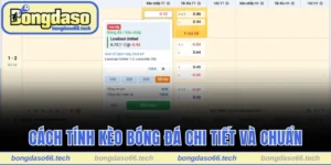 cách tính kèo bóng đá