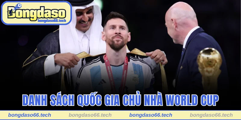 Danh sách quốc gia chủ nhà World Cup các năm