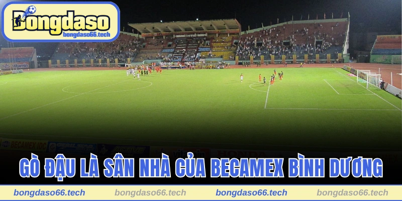 Gò Đậu là sân nhà với sức chứa 18.250 chỗ ngồi