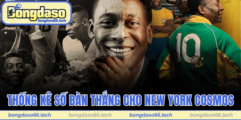 Tổng hợp số liệu thống kê về Pelé với số bàn thắng cho New York Cosmos